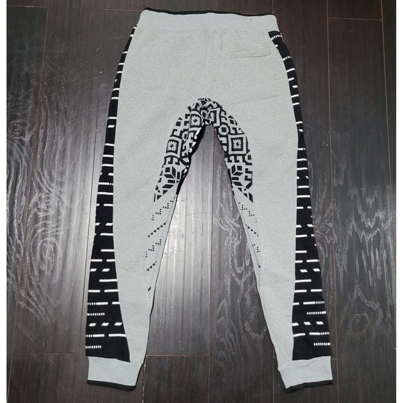 NWT Brooklyn Standard Joggers XL (36Wx31L) Adult Fleece Drawstring Gray Black - Picture 3 of 9